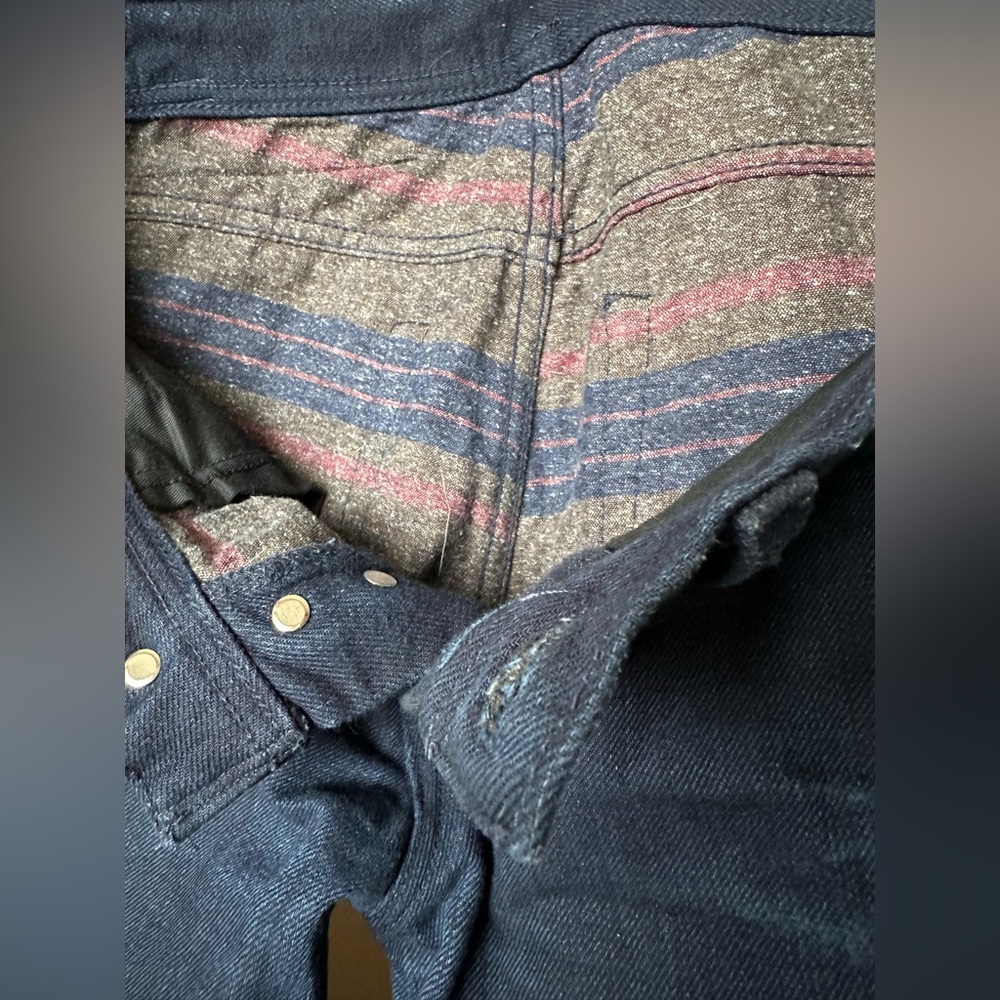 Naked & Famous blanket lined denim